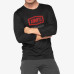 100% - AIRMATIC 3/4 SLEEVE JERSEY - BLACK RED