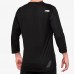 100% - AIRMATIC 3/4 SLEEVE JERSEY - BLACK