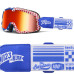 100% - BARSTOW - ARTIST SERIES : 1 2 3 KLAN MIRROR RED  LENS