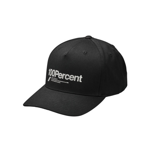 100% - HAT - MANIFESTO SNAPBACK CAP BLACK