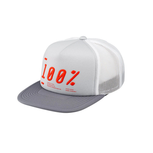 100% - HAT - TRANSFER TRUCKER CAP GREY