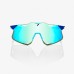 100% - HYPERCRAFT - MATTE METALLIC INTO THE FADE BLUE TOPAZ MULTILAYER MIRROR LENS