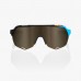 100% - S2 - BWR BLACK - SOFT GOLD MIRROR LENS 100% - S2 - BWR BLACK - SOFT GOLD MIRROR LENS