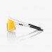 100% - SPEEDCRAFT - MATTE WHITE HiPER SILVER MIRROR LENS