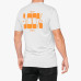 100% - SHIRT - TRONA TECH TEE CHALK ORANGE