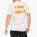 100% - SHIRT - TRONA TECH TEE CHALK ORANGE
