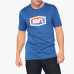 100% - SHIRT - OFFICIAL T-SHIRT BLUE