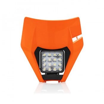 ACERBIS HEADLIGHT MASK AND PLATE NUMBER KTM/HUSQ