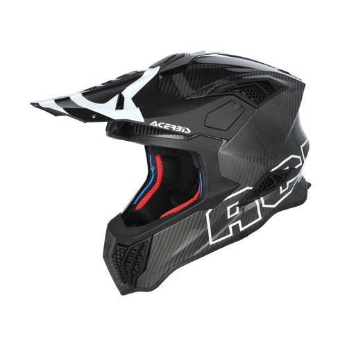 ACERBIS - AIRSTRIKE-C HELMET BLACK WHITE