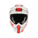 ACERBIS - AIRSTRIKE-C HELMET WHITE RED