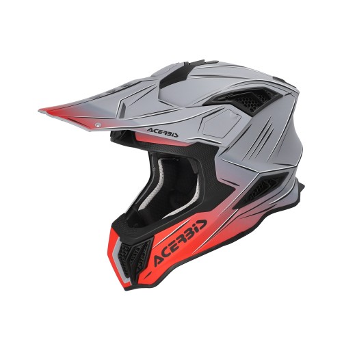 ACERBIS - AIRSTRIKE-X HELMET GREY RED