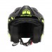 ACERBIS - JET ARIA SPORT HELMET BLACK FLUO