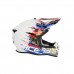 ACERBIS - LINEAR 2206 HELMET - WHITE BLUE RED