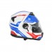 ACERBIS - SEREL 2206 HELMET - WHITE/BLUE/RED