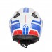ACERBIS - SEREL 2206 HELMET - WHITE/BLUE/RED