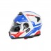 ACERBIS - SEREL 2206 HELMET - WHITE/BLUE/RED