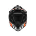 ACERBIS - STEEL CARBON 22-06 HELMET - BLACK/ORANGE FLUO