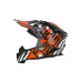ACERBIS - STEEL CARBON 22-06 HELMET - BLACK/ORANGE FLUO