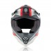 ACERBIS - STEEL KID HELMET - RED/GREY