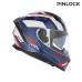 ACERBIS - X-WAY GRAPHIC HELMET BIANCO BLUE ROSSO