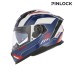 ACERBIS - X-WAY GRAPHIC HELMET BIANCO BLUE ROSSO