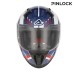 ACERBIS - X-WAY GRAPHIC HELMET BIANCO BLUE ROSSO