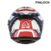 ACERBIS - X-WAY GRAPHIC HELMET BIANCO BLUE ROSSO