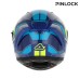 ACERBIS - X-WAY GRAPHIC HELMET BLUE YELLOW