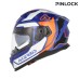 ACERBIS - X-WAY GRAPHIC HELMET ORANGE BLUE