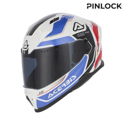 ACERBIS - X-WAY GRAPHIC HELMET WHITE BLUE