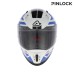 ACERBIS - X-WAY GRAPHIC HELMET WHITE BLUE