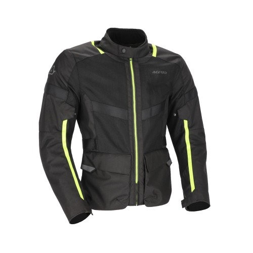 ACERBIS - RAMSEY VENTED LONG JACKET - BLACK YELLOW