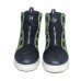 AUGY - AU11 RIDING BOOTS BLACK GREEN