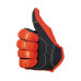 BILTWELL - MOTO GLOVES ORANGE BLACK YELLOW
