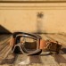 BILTWELL - MOTO GOGGLE 2.0 - SCRIPT CHOCOLATE