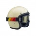 BILTWELL - OVERLAND 2.0 GOGGLE - TRI STRIPE RED YELLOW ORANGE