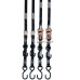 MOOSE RACING - STANDARD TIE DOWN WITH SOFTLOOP - BLACK