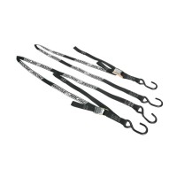 MOOSE RACING - STANDARD TIE DOWN WITH SOFTLOOP - BLACK