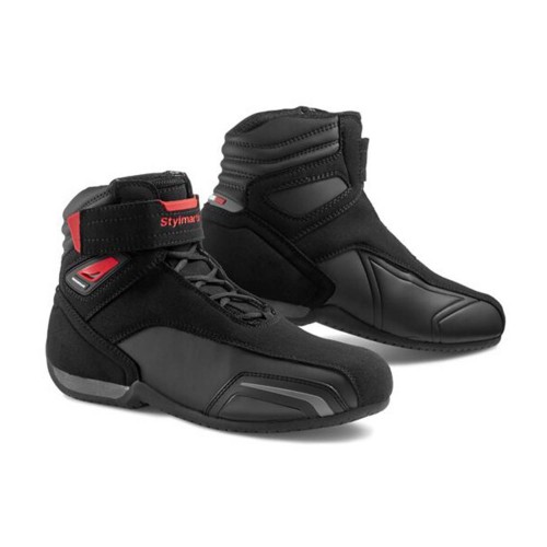 STYLMARTIN - VECTOR WP BLACK - ANTHRACITE RED SHOES
