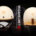 VEGA HELMET - B-52 OPEN FACE HELMET RAINBOW WHITE BLUE BLACK