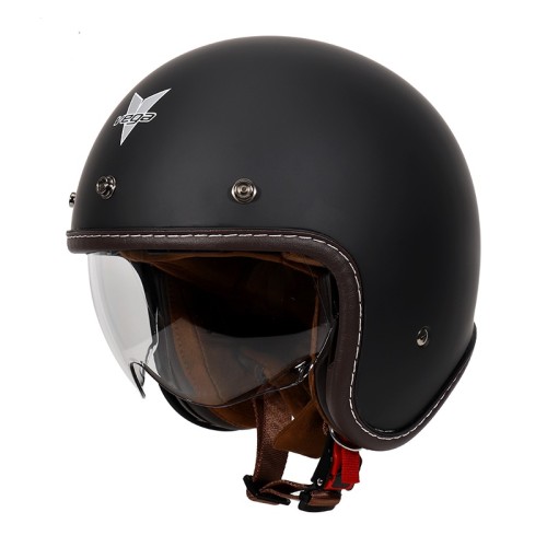 VEGA HELMET - B-52 OPEN FACE HELMET MATTE BLACK
