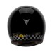 VEGA HELMET - SA-72 RETRO FULL FACE HELMET WHITE BLACK