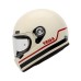 VEGA HELMET - SA-72 RETRO FULL FACE HELMET WHITE RED